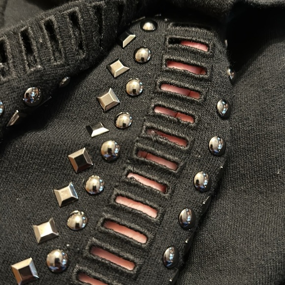 Max Jeans Silver Studded Sweatshirt - Picture 3 of 3